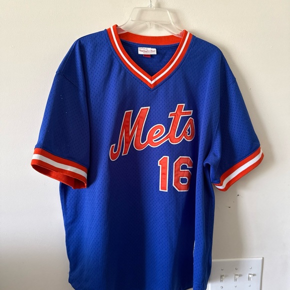 Mitchell & Ness Royal Blue Mets Jersey - Picture 1 of 5